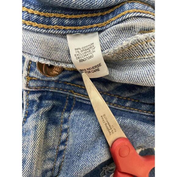 Est. 1946 Denim Jean Shorts Womens Size 10 Modern Destroyed Skinny Lightweight - Picture 4 of 4